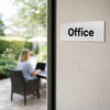 Office Signs – 1mm Rigid Plastic & Self-Adhesive Vinyl – Indoor/Outdoor