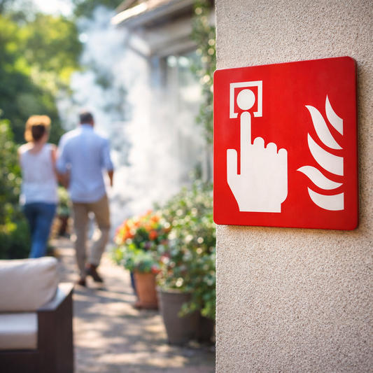 Fire Alarm Call Point Symbol Sign – Indoor/Outdoor