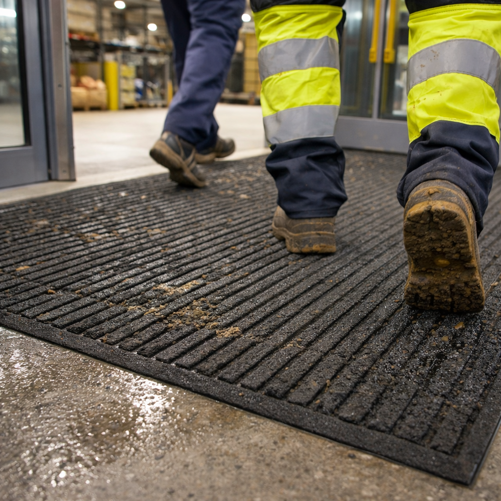 Heavy Duty Entrance Mats – Deep-Channel Design – Commercial Use