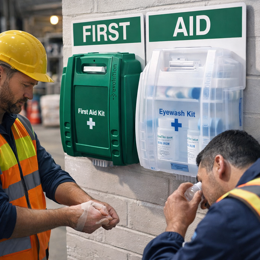 Eyewash & First Aid Points – BS Compliant – Workplace Safety