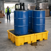 3 Drum Spill Containment Pallet – 228L Capacity – Polyethylene – Industrial