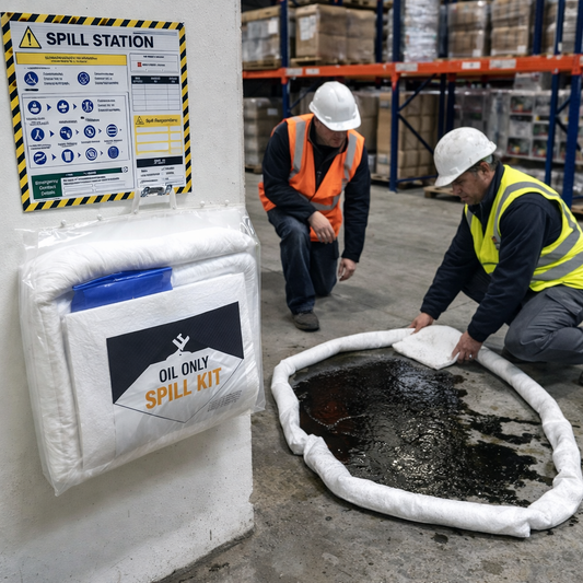 50 Litre Spill Response Kit – Includes Locator Sign – Industrial Safety
