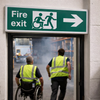 Disabled Fire Exit Sign – Arrow Right – Inclusive Design – Commercial