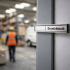 Do Not Disturb Door Slider Signs – 300mm x 40mm – Anodised Aluminium – Professional Privacy Management
