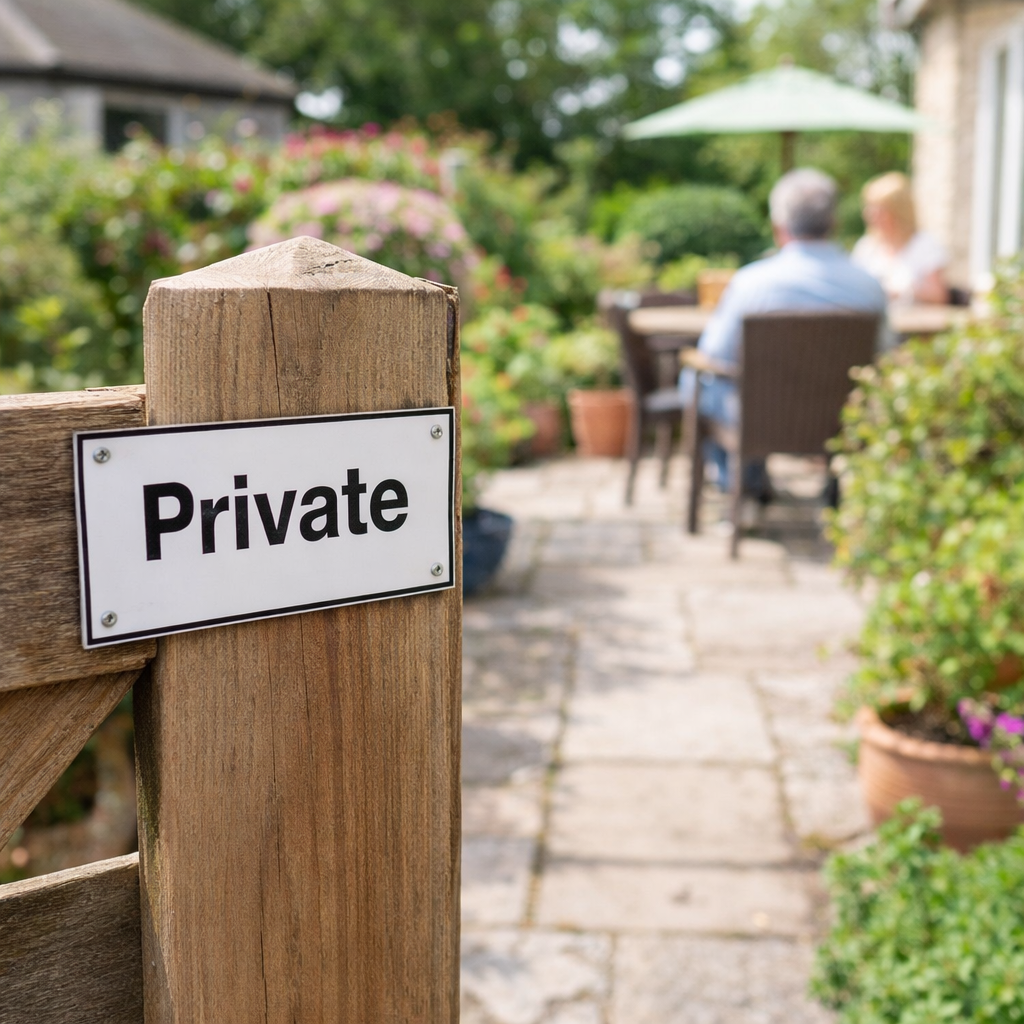 Private Sign – Various Sizes – ISO 7010 Conformity – Indoor/Outdoor Use
