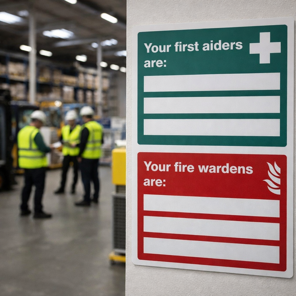 Safety Sign – 215mm x 310mm – 3mm PVC – Indoor Use