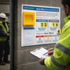 Near Miss Reporting Point – 950 x 830mm – Durable Rigid Plastic – Workplace Safety