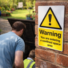 Confined Space Warning Sign – 1mm Rigid Plastic – Indoor/Outdoor Use