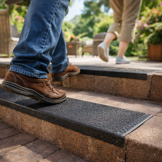Anti-Slip Stair Nosing – Black – 3mm Thick GRP – Indoor/Outdoor Use