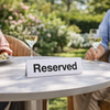 Reserved Sign – 1mm Rigid Plastic – Indoor & Outdoor Use