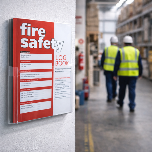 A4 Fire Safety Log Book – Comprehensive Design – Workplace Compliance
