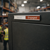 Vacant/Engaged Door Slider Signs – 300mm x 40mm – Anodised Aluminium – Office & Commercial Use