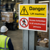 Safety Warning Sign – Access Forbidden – Industrial Use
