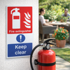 Fire Extinguisher Safety Sign – Clear Instructions – Indoor/Outdoor Use