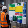 Site Safety Board – 1370mm x 1090mm – Rigid Correx Plastic – Industrial Use