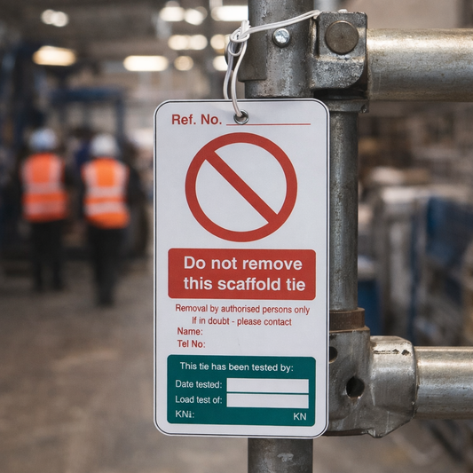 Double Sided Safety Tags – Do Not Remove This – 80mm x 150mm – Matt PVC – Industrial Use