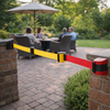 Wall Mounted Retractable Barriers – 4.6m – Industrial Use