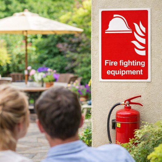 Fire Fighting Equipment Sign – Durable – Indoor/Outdoor