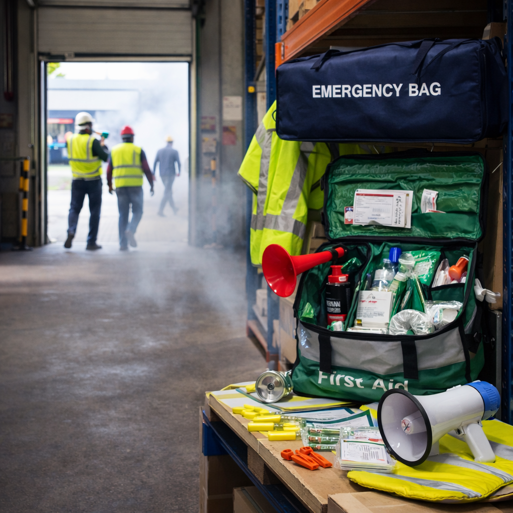 Emergency First Aid & Evacuation Kit – Comprehensive Supplies – Schools & Public Venues
