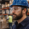 Clear Overspec Safety Glasses – Polycarbonate Lens – Industrial Use