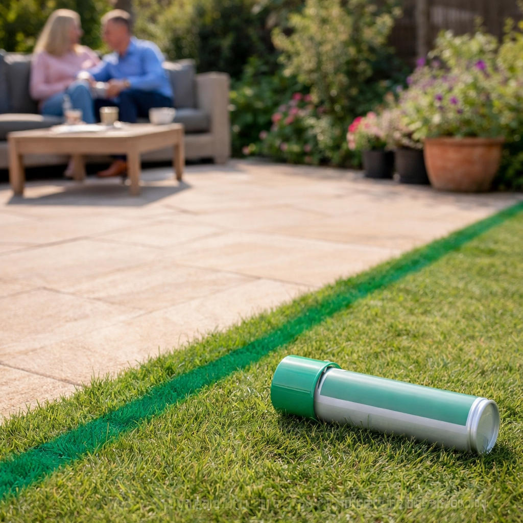 Permanent Line Marking Paint – Green 750ml – Synthetic Resin – Indoor/Outdoor Use