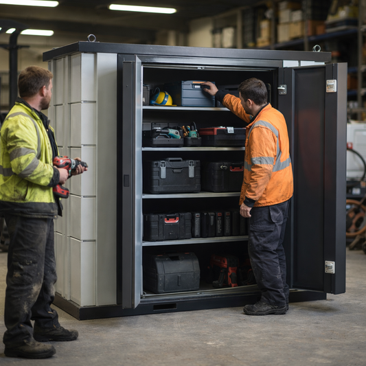 Secure Storage Unit – 2075mm x 1120mm x 2160mm – Steel – Industrial Use