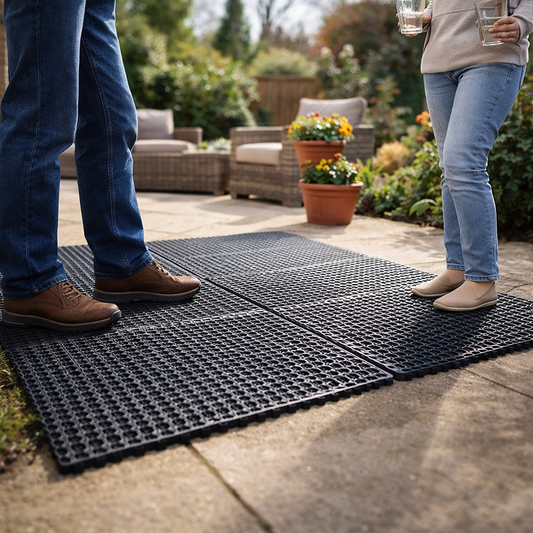 Rubber Anti-Slip Site Mats – Various Sizes – Natural Rubber – Outdoor Use