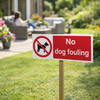 No Dog Fouling Sign – Rigid Plastic or Vinyl – Indoor/Outdoor Use
