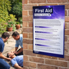 First Aid Electric Shocks Poster – 420mm x 594mm – Synthetic Paper – Indoor/Outdoor Use