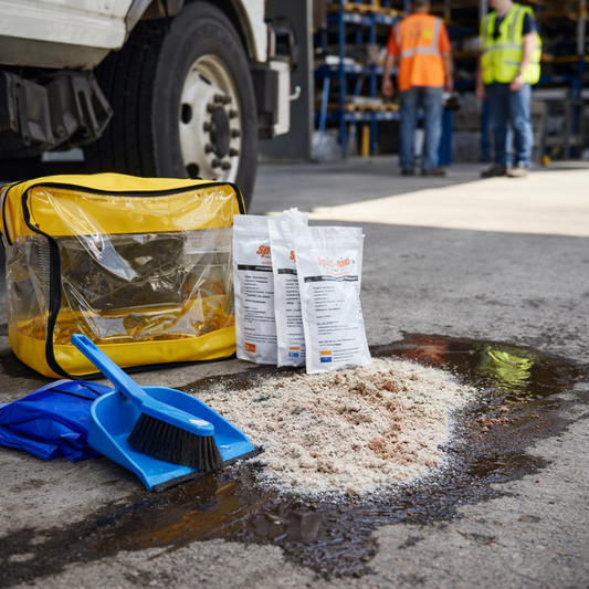 Spill Kit – Compact – Includes Absorbent Powder – Industrial Use