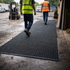 PVC Site Walkway Scraper Matting – 12mm Thick – Industrial Use