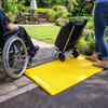 GRP Kerb Ramp – Yellow – Anti-Slip Surface – Wheelchair & Trolley Access