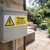 Danger Safety Signs – 300mm x 100mm – Self Adhesive Vinyl – Indoor/Outdoor Use