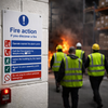 Fire Action Notice – Safety Symbols – Manual Call – Indoor Use
