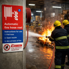 Automatic Fire Hose Reel – Includes Instructions Sign – Safety Use