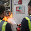 CO2 Visual Impact Signs – With Stand Off Locators – Safety Use
