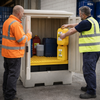 Polyethylene Storage Cabinet – 1.8m – 225L Sump – Industrial