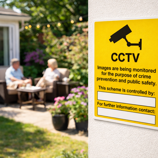 CCTV Monitoring Signs – Indoor/Outdoor – Durable – Crime Prevention