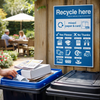 Recycle Paper & Cardboard Sign – Highly Visible – Indoor/Outdoor Use