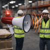 Megaphones – 25W – Built-in Microphone & Siren – Emergency Use
