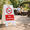 No Smoking Sign – 300mm x 600mm – Fluted Polypropylene – Indoor/Outdoor Use