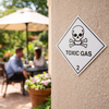 Hazard Warning Diamond Sign – 1mm Rigid Plastic – Indoor/Outdoor Safety Use