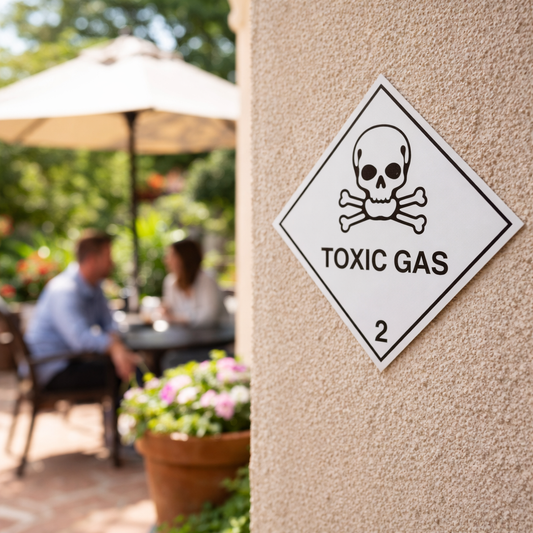 Hazard Warning Diamond Sign – 1mm Rigid Plastic – Indoor/Outdoor Safety Use