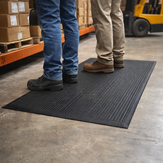 Anti-Fatigue Matting – Ribbed – Cushioned Foam Base – Light-Industrial Use