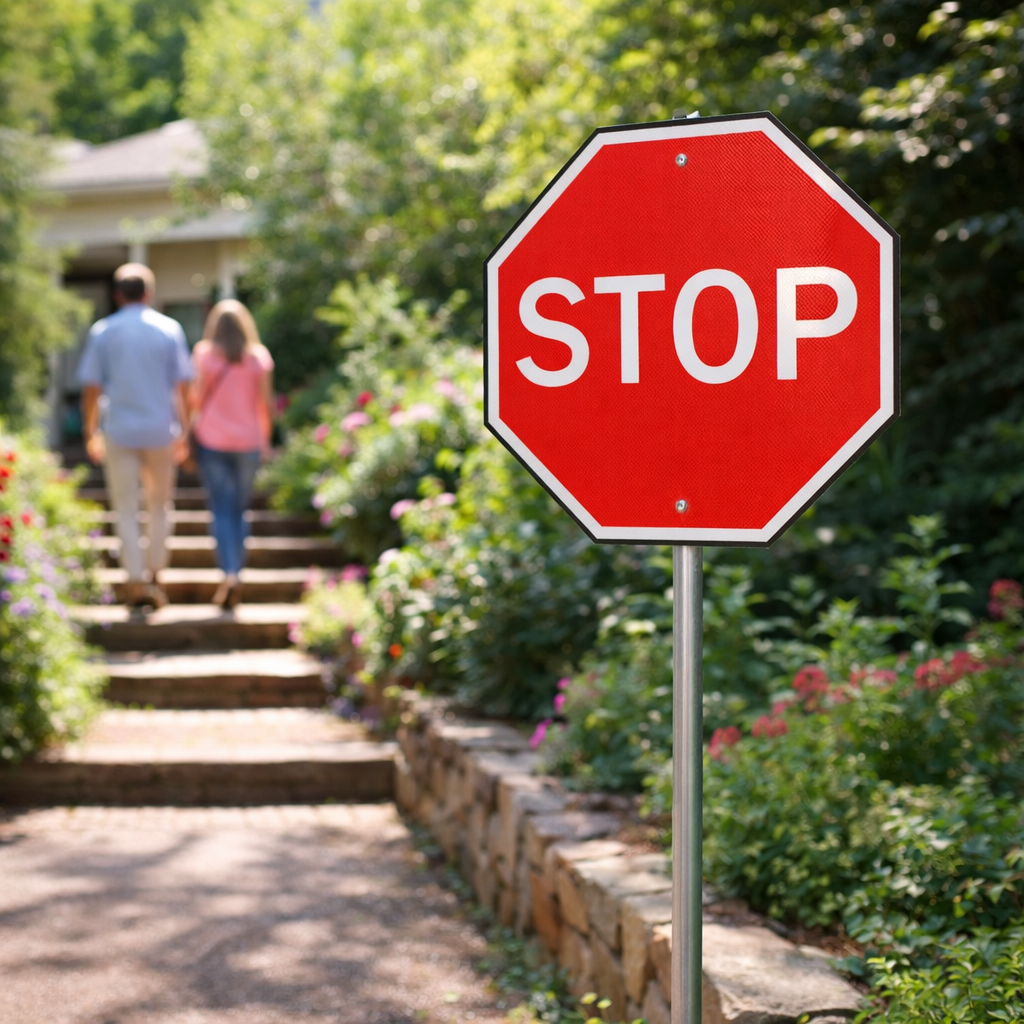 Reflective Traffic Stop Sign – 750mm Octagon – Aluminium Composite RA1 – Outdoor Use