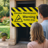Elevator Maintenance Door Screen Sign – 600mm x 450mm – Flexible PVC – Indoor/Outdoor Safety