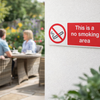 No Smoking Area Safety Sign – 1mm Rigid Plastic – Indoor/Outdoor Use