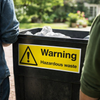 Hazardous Waste Safety Signs – 1mm Rigid Plastic – Indoor/Outdoor Use