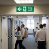 Fire Exit Sign – Arrow Left with Running Man – Safety Compliance