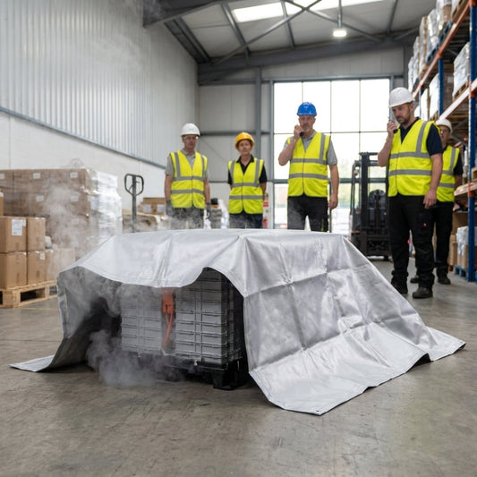 Battery Fire Blanket – 3m x 3m – High-Performance – Industrial Use